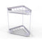 Allied Brass Double Tier Corner Shower Basket BSK-20DT-SCH