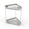 Allied Brass Double Tier Corner Shower Basket BSK-20DT-SN