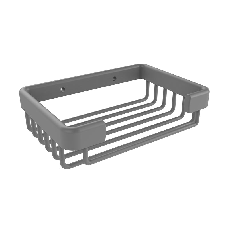 Allied Brass Rectangular Soap Basket BSK-30SR-GYM