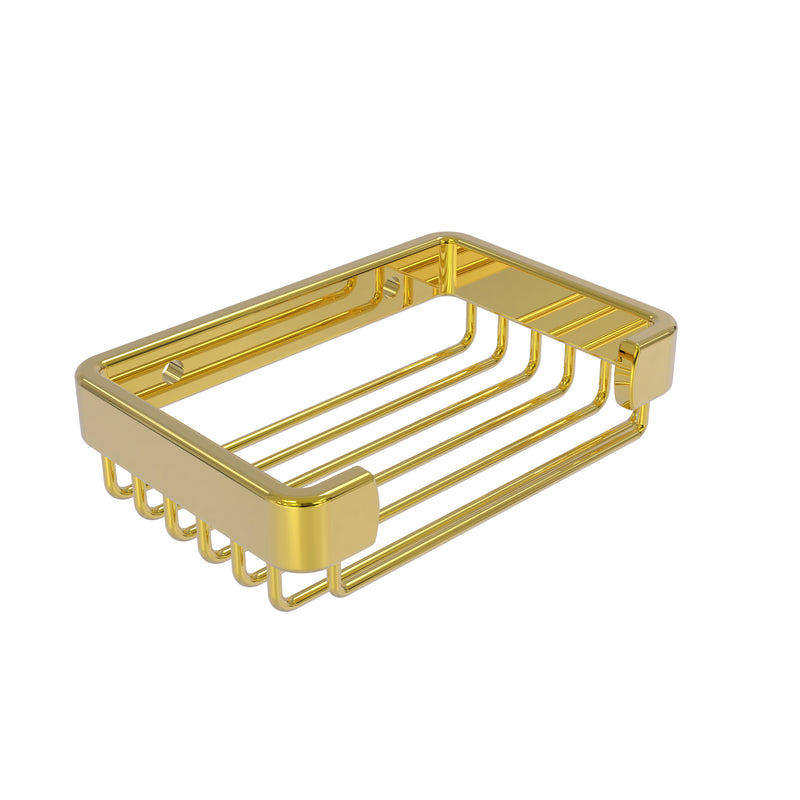 Allied Brass Rectangular Soap Basket BSK-30SR-PB