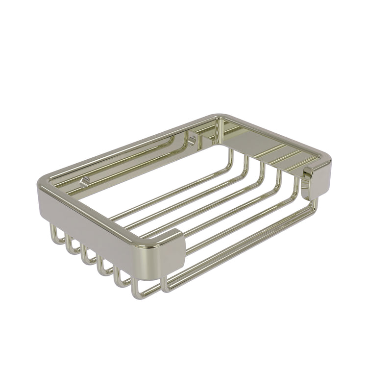 Allied Brass Rectangular Soap Basket BSK-30SR-PNI