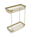 Allied Brass Double Tier Rectangular Toiletry Shower Basket BSK-60DR-UNL