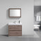 Kubebath Bliss 36" Butternut Free Standing Vanity