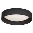 Dainolite 15" Flush Mount Black Shade CFLD-1522-797