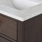 Water Creation Chestnut 60" Double Sink Carrara White Marble Countertop Vanity In Brown Oak with Grooseneck Faucets and Mirrors CH60CW06BK-R21BL1406