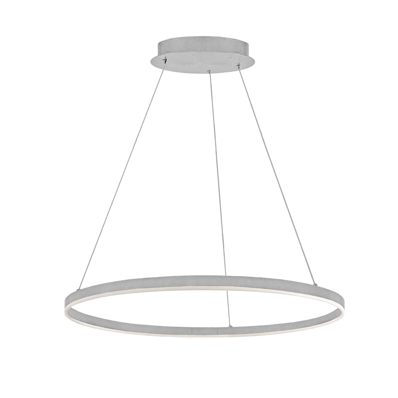 Dainolite 34W Chandelier Silver with White Acrylic Diffuser CIR-2434C-SV