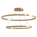 Dainolite 97W Chandelier Aged Brass with White Acrylic Diffuser CIR-3397C-AGB