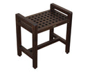 DecoTeak Espalier 20" Teak Lattice Shower Bench with LiftAid Arms