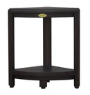 DecoTeak Oasis 2-Tier Teak Corner Shower Shelf 18"