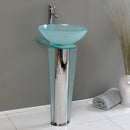 Fresca Vitale 17" Modern Glass Bathroom Pedestal CMB1053-V