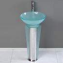 Fresca Vitale 17" Modern Glass Bathroom Pedestal CMB1053-V