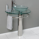 Fresca Attrazione 30" Modern Glass Bathroom Pedestal CMB1060-V