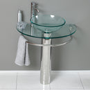 Fresca Attrazione 30" Modern Glass Bathroom Pedestal CMB1060-V