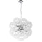 Dainolite 6 Light Halogen Pendant Pc W/ Clear Glass CMT-206P-CLR-PC