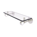 Allied Brass Clearview Collection 16 Inch Glass Shelf CV-1-16-SN