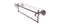 Allied Brass Clearview Collection 22 Inch Glass Shelf with Towel Bar and Groovy Accents CV-1TBG-22-CA