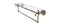 Allied Brass Clearview Collection 22 Inch Glass Shelf with Towel Bar and Twisted Accents CV-1TBT-22-ABR