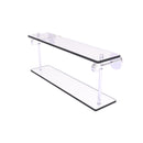 Allied Brass Clearview Collection 16 Inch Two Tiered Glass Shelf CV-2-16-PC