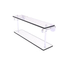 Allied Brass Clearview Collection 22 Inch Two Tiered Glass Shelf CV-2-22-SCH