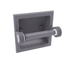 Allied Brass Clearview Collection Recessed Toilet Paper Holder with Groovy Accents CV-24CG-GYM