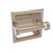 Allied Brass Clearview Collection Recessed Toilet Paper Holder with Groovy Accents CV-24CG-PEW