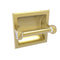 Allied Brass Clearview Collection Recessed Toilet Paper Holder with Twisted Accents CV-24CT-SBR