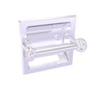 Allied Brass Clearview Collection Recessed Toilet Paper Holder with Twisted Accents CV-24CT-SCH