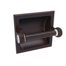 Allied Brass Clearview Collection Recessed Toilet Paper Holder with Twisted Accents CV-24CT-VB