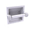 Allied Brass Clearview Collection Recessed Toilet Paper Holder with Twisted Accents CV-24CT-WHM