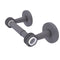 Allied Brass Clearview Collection Two Post Toilet Tissue Holder with Dotted Accents CV-24D-GYM