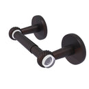 Allied Brass Clearview Collection Two Post Toilet Tissue Holder with Twisted Accents CV-24T-VB