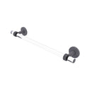 Allied Brass Clearview Collection 24 Inch Towel Bar with Groovy Accents CV-41G-24-GYM