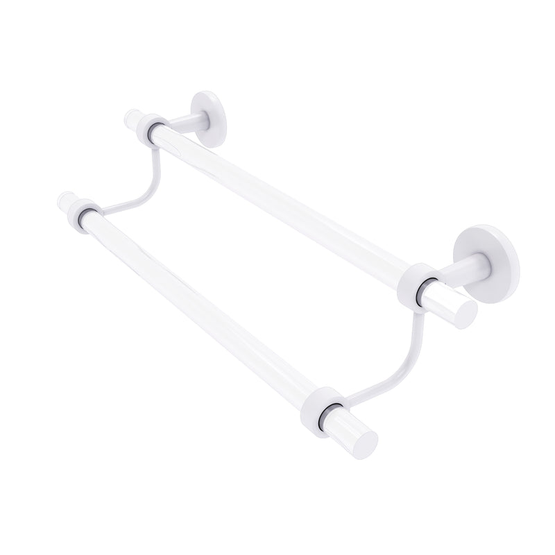 Allied Brass Clearview Collection 18 Inch Double Towel Bar CV-72-18-WHM