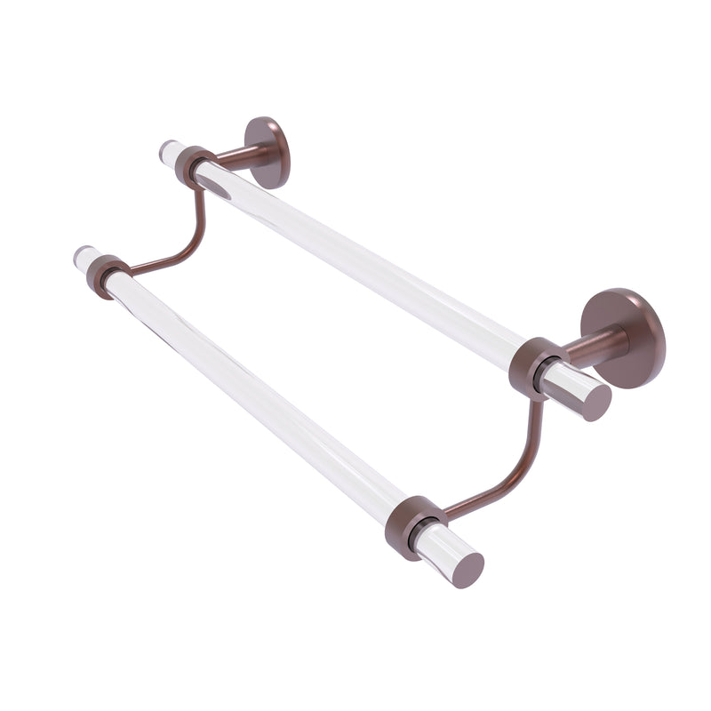 Allied Brass Clearview Collection 24 Inch Double Towel Bar CV-72-24-CA