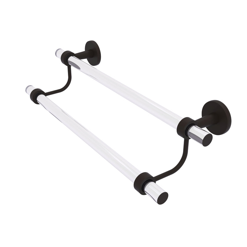 Allied Brass Clearview Collection 24 Inch Double Towel Bar CV-72-24-ORB