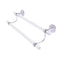 Allied Brass Clearview Collection 30 Inch Double Towel Bar with Twisted Accents CV-72T-30-PC