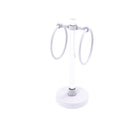 Allied Brass Clearview Collection Vanity Top Guest Towel Ring CV-GTRS-10-WHM