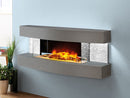 Evolution Fires Miami Curve 48 inch Fireplace Carrara