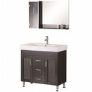 Design Element Milan 36" Single Sink Vanity Set in Espresso