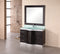 Design Element Jade 48" Single Sink Vanity Set in Espresso with Glass Top