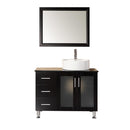 Design Element Malibu 39" Single Sink Vanity Set in Espresso