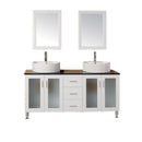 Design Element Malibu 60" Single Sink Vanity Set in White