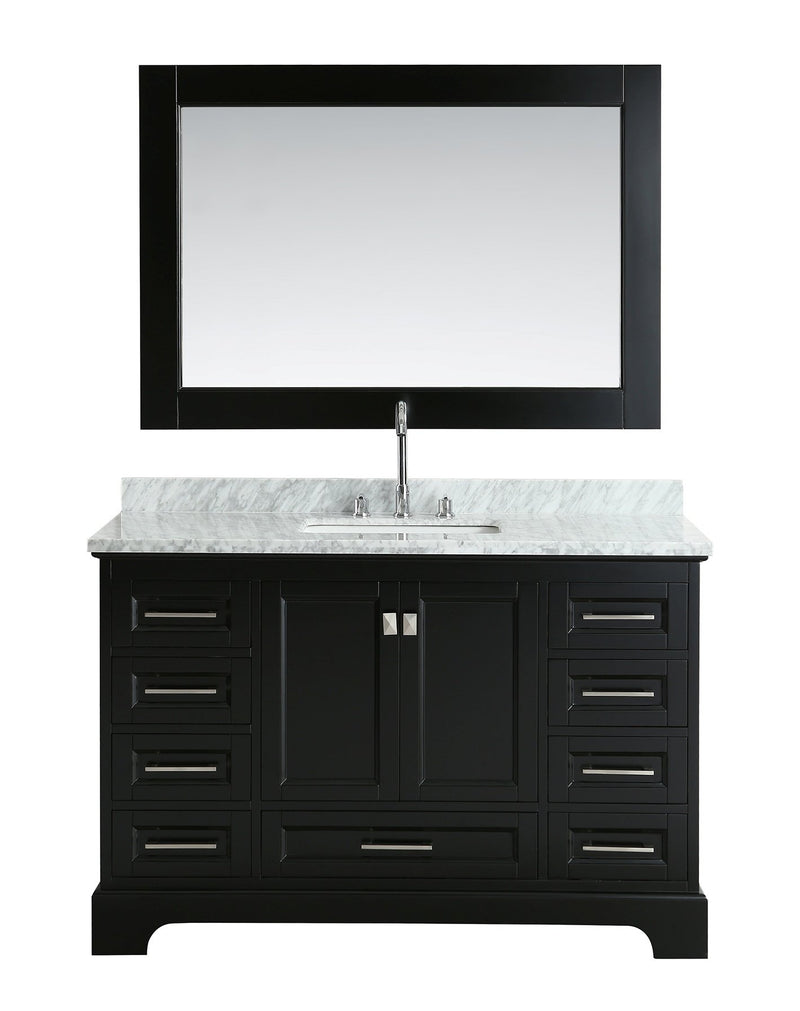 Design Element Omega 54" Single Sink Vanity in Espresso