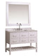 Design Element London 48" Single Sink Vanity Set in White Finish