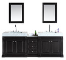 Design Element Odyssey 88" Double Sink Vanity Set with Trough Style Sinks