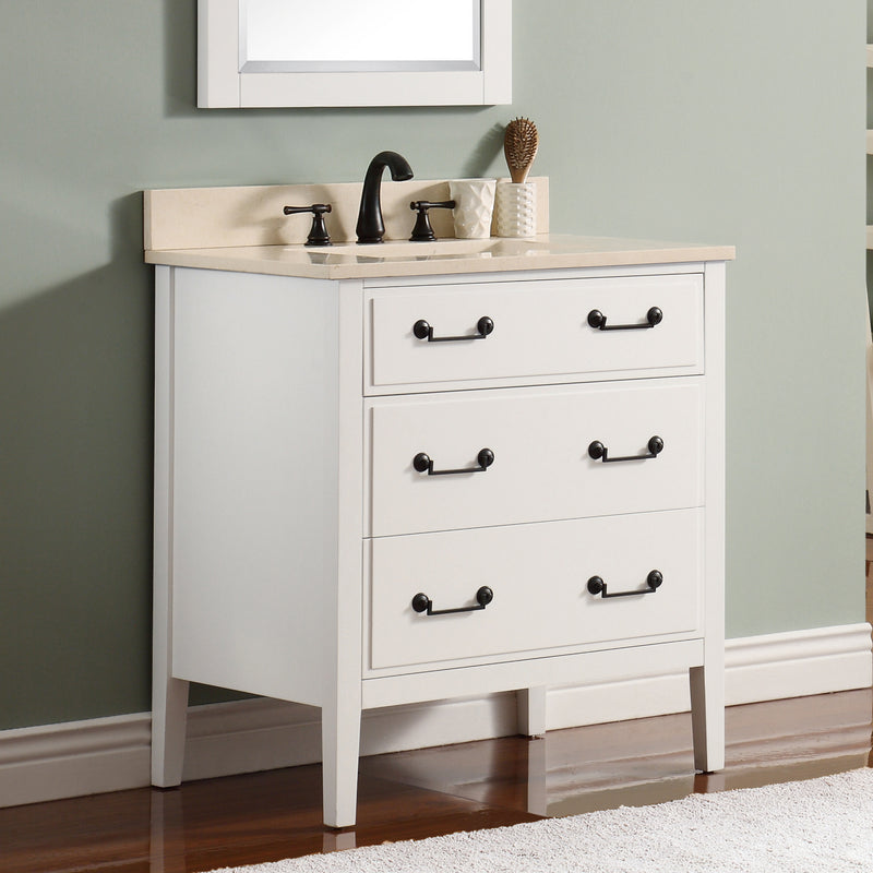 Avanity Delano 31 inch Vanity Combo DELANO-VS30-WT-B