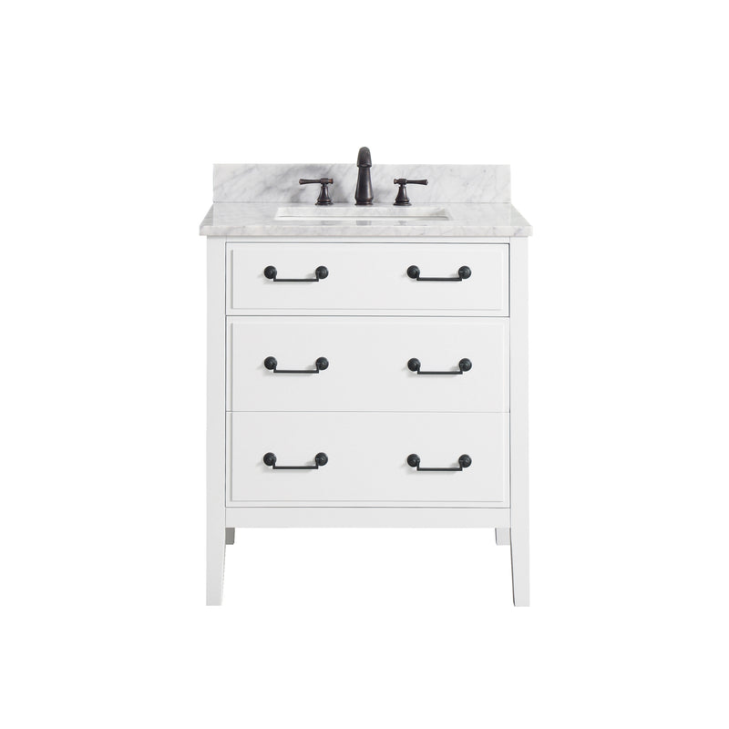 Avanity Delano 31 inch Vanity Combo DELANO-VS30-WT-C