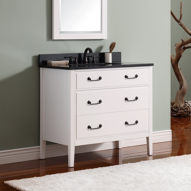 Avanity Delano 37 inch Vanity Combo DELANO-VS36-WT-A