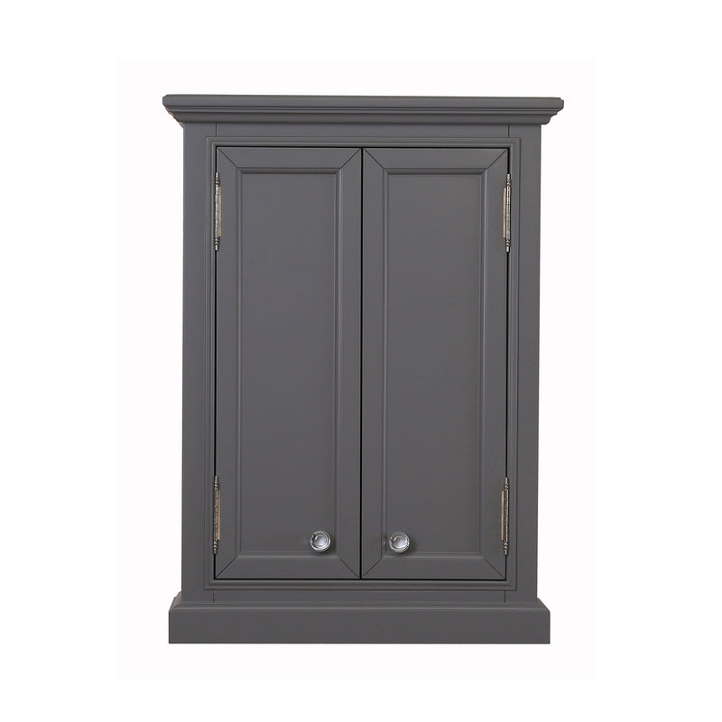 Water Creation Derby Collection Wall Cabinet in Cashmere Gray DERBY-TT-G