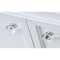 Water Creation 72" Pure White Double Sink Bathroom Vanity From The Derby Collection DE72CW01PW-000000000